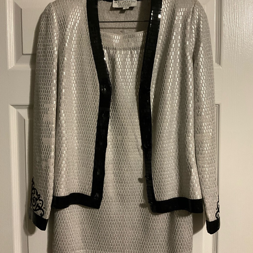 St. John Silver and Black Evening Ensemble